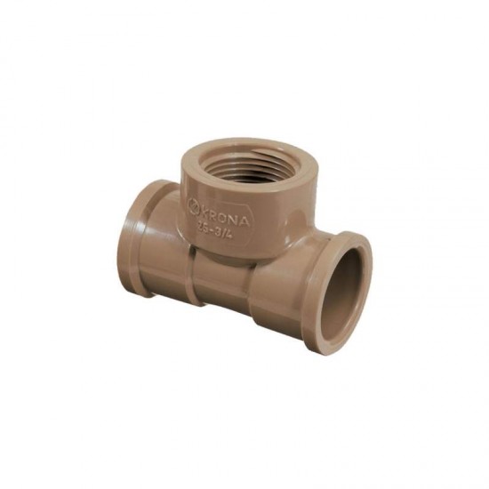 TEE LLR KRONA 3/4 X 1/2 (0495)