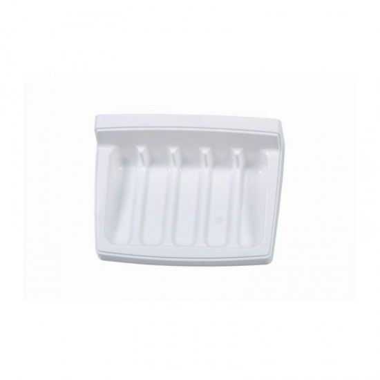 SABONETEIRA PLASTICA PEQ BRANCA ASTRA