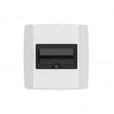 10208 - QUADRO DISJ EMBUTIR FUME 4N/6D ILUMI