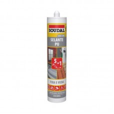10988 - SELANTE PU 5X1 UNIVER SOUDAL BRANCO 445G