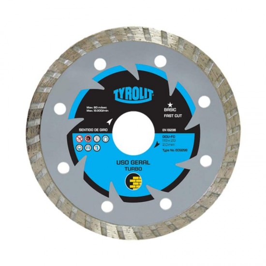 DISCO DIAM. BASIC TURBO 4.1/2