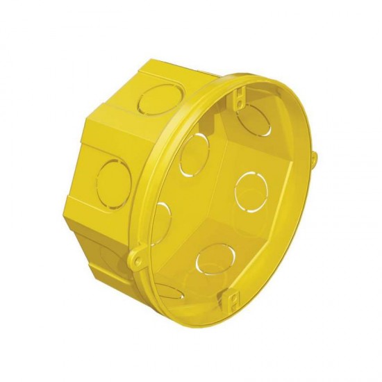 CAIXA LUZ OCTAGONAL AMARELA 4X4 AKATO*